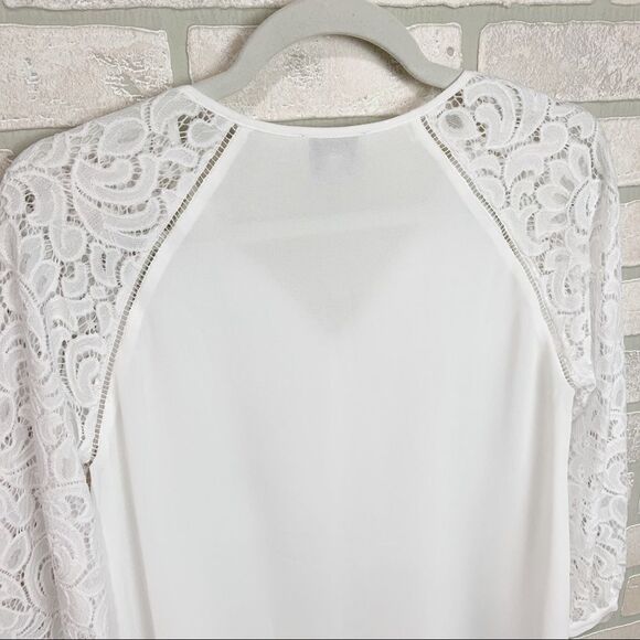 Like New Haute Hippie Long Sleeve Lace Blouse B5 - Picture 6 of 7